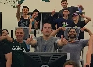 Matt riding with Binghamton University during Expresso’s 2017 Fall Frenzy.