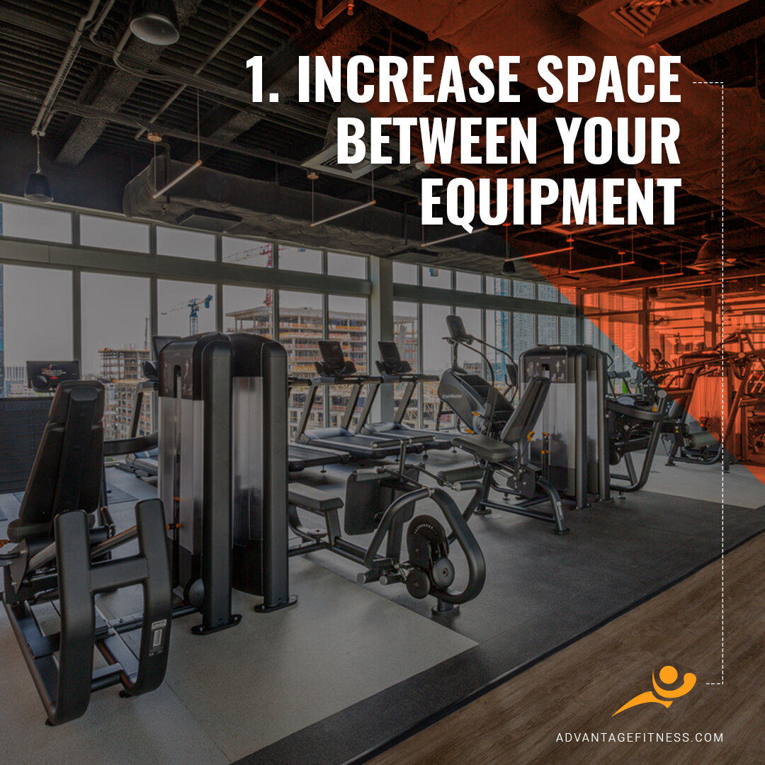 Social Distancing Tips for Apartments - Increase Space Between Gym Equipment