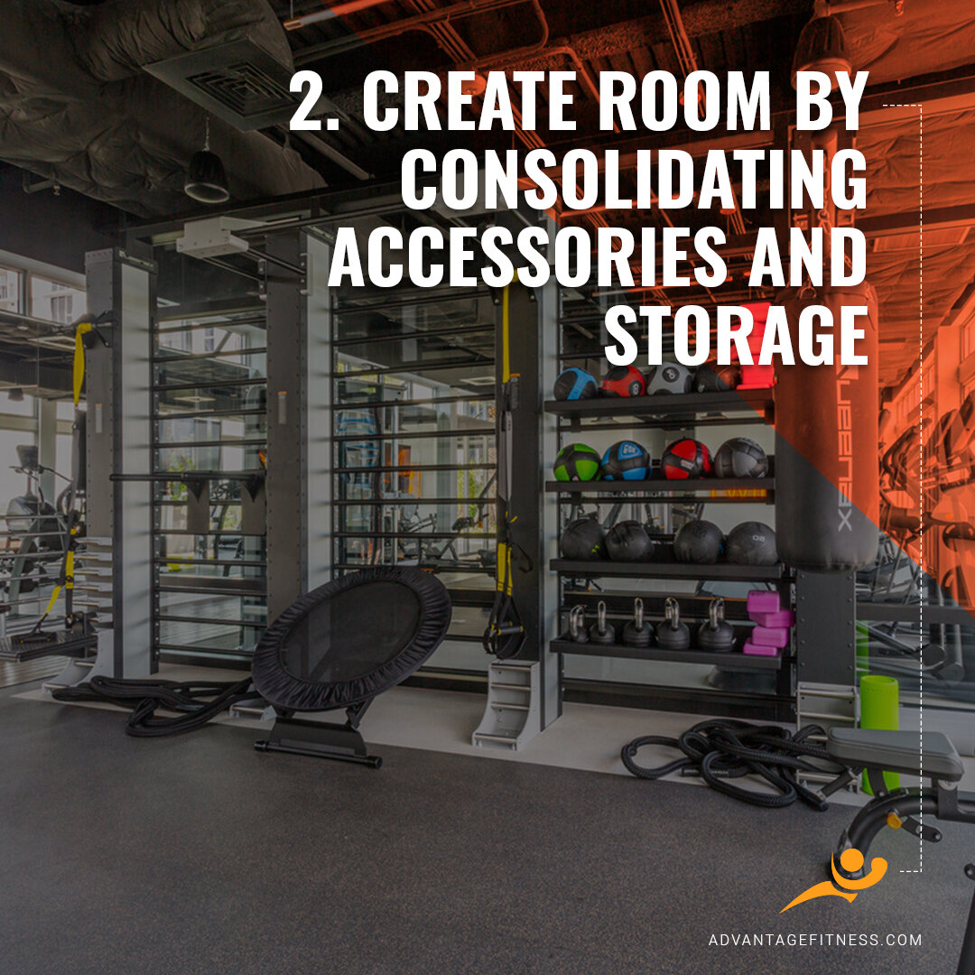 Social Distancing Tips for Apartments - Add Storage to Consolidate Gym Accessories