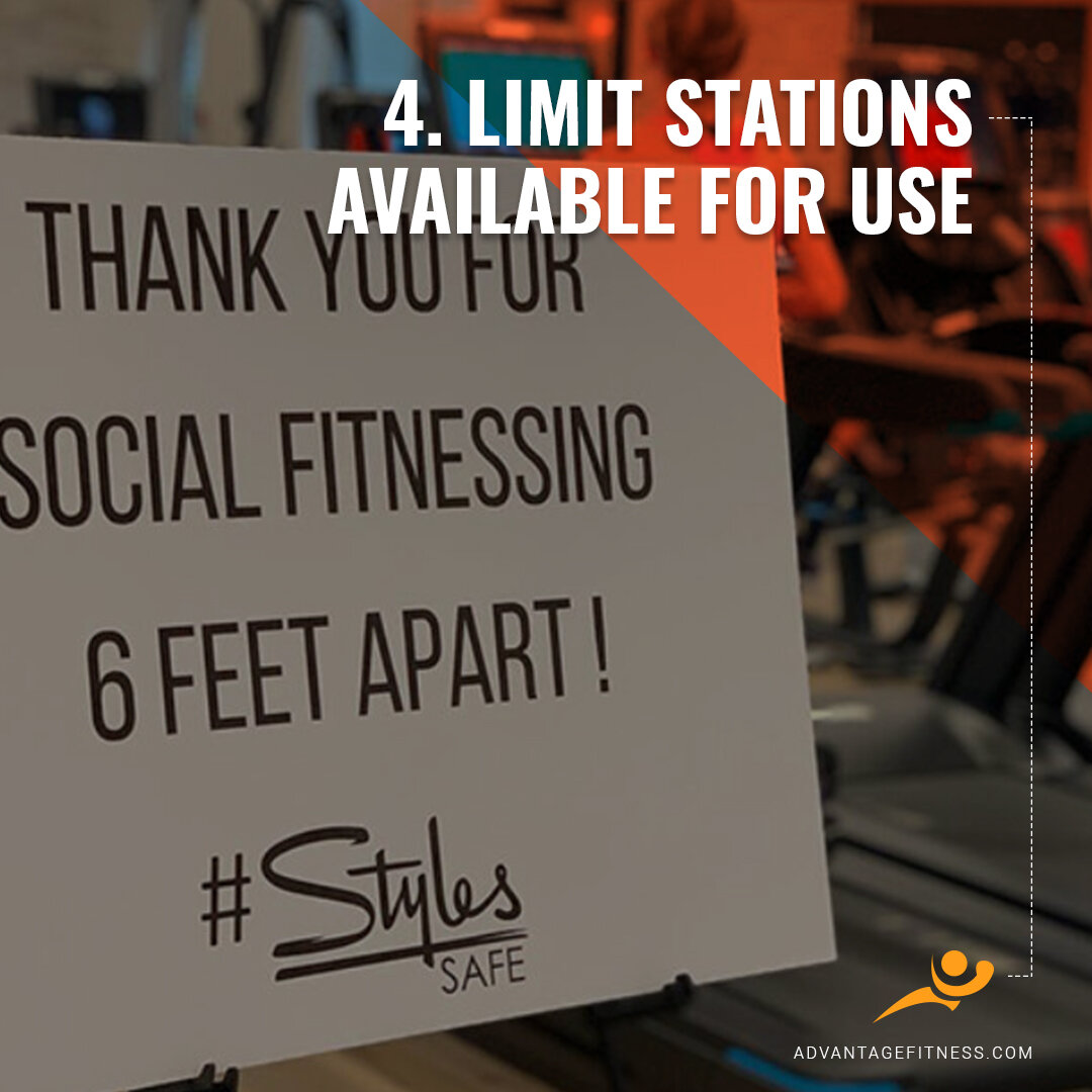 Social Distancing Tips for Apartments - Limit Exercise Stations Available for Use