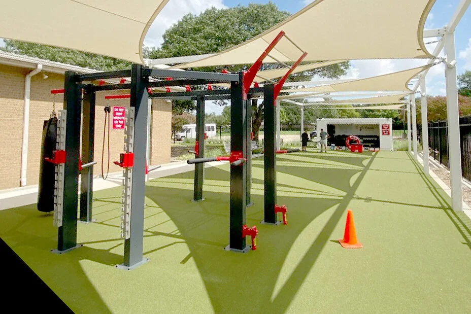 An Outdoor Fitness Space