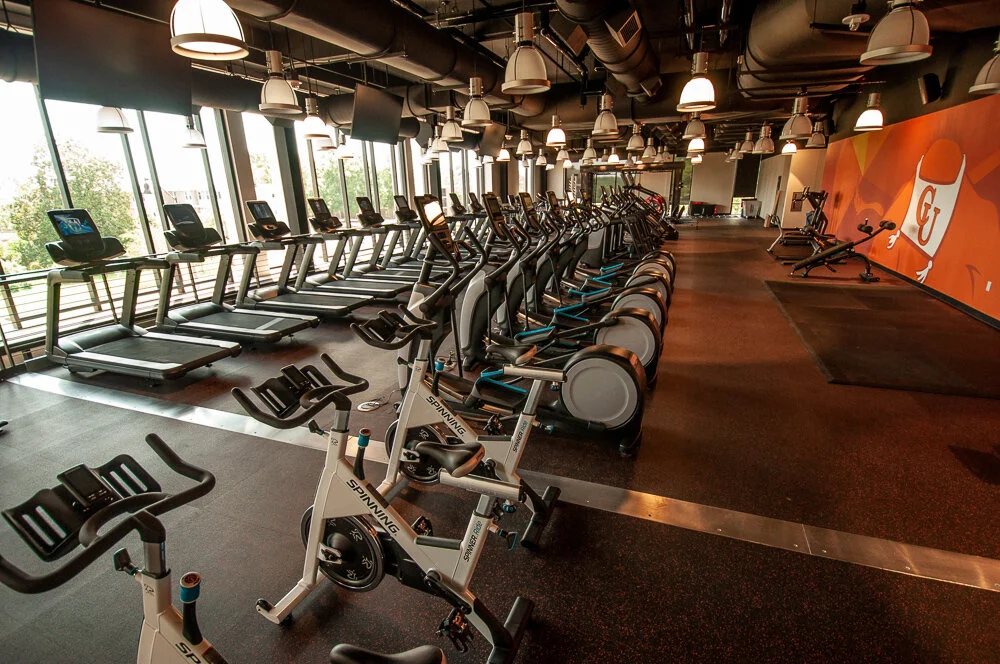 The Student Union at Campbell University hosts a range of equipment options in a floor plan designed for optimal flow and convenience.