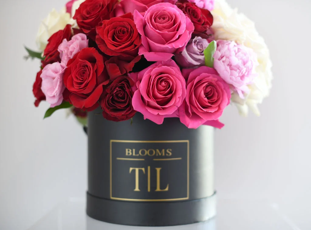 Round Floral Box - Large 