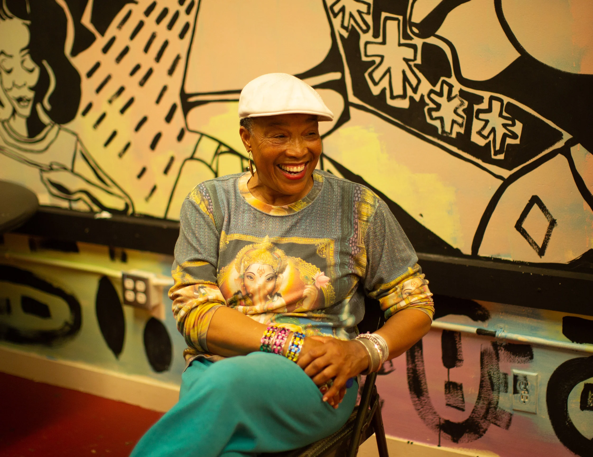 Rhodessa Jones, Founder and Artistic Director of The Medea Project: Theater for Incarcerated Women, at the African American Art & Culture Complex in San Francisco. Photo by Tumay Aslay