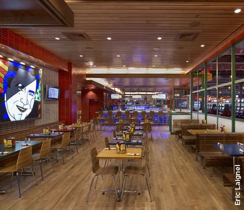 Sands Resort Casino, Bethlehem, PA; Emeril's Burgers & More; Mosaic By Britto