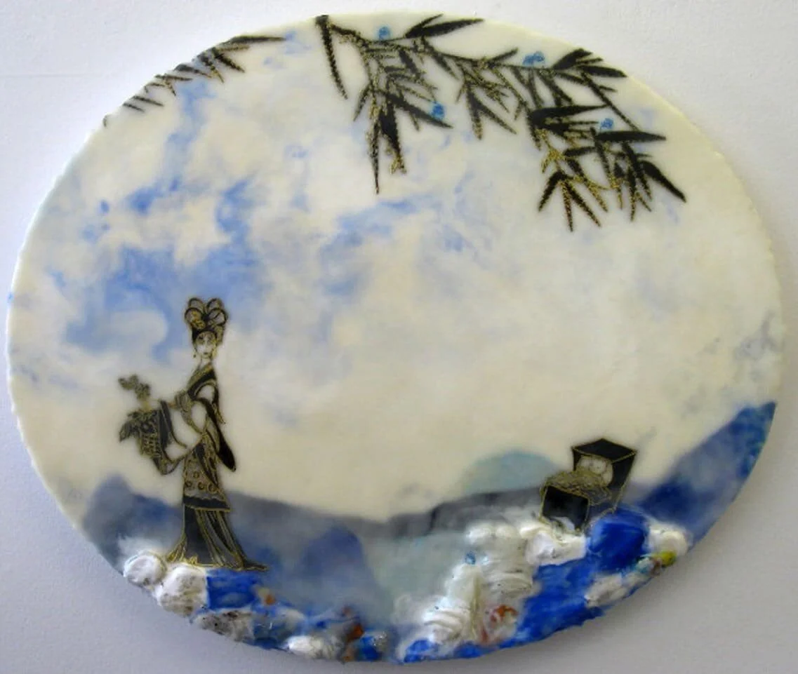 Cecile Chong, Multi-Tasking, Mixed Media