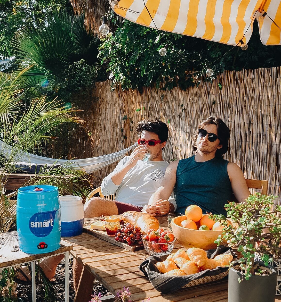 #ad summer is the best time for restorative brunches while rehydrating with @smartwater. stay hydrated and smart with smartwater!