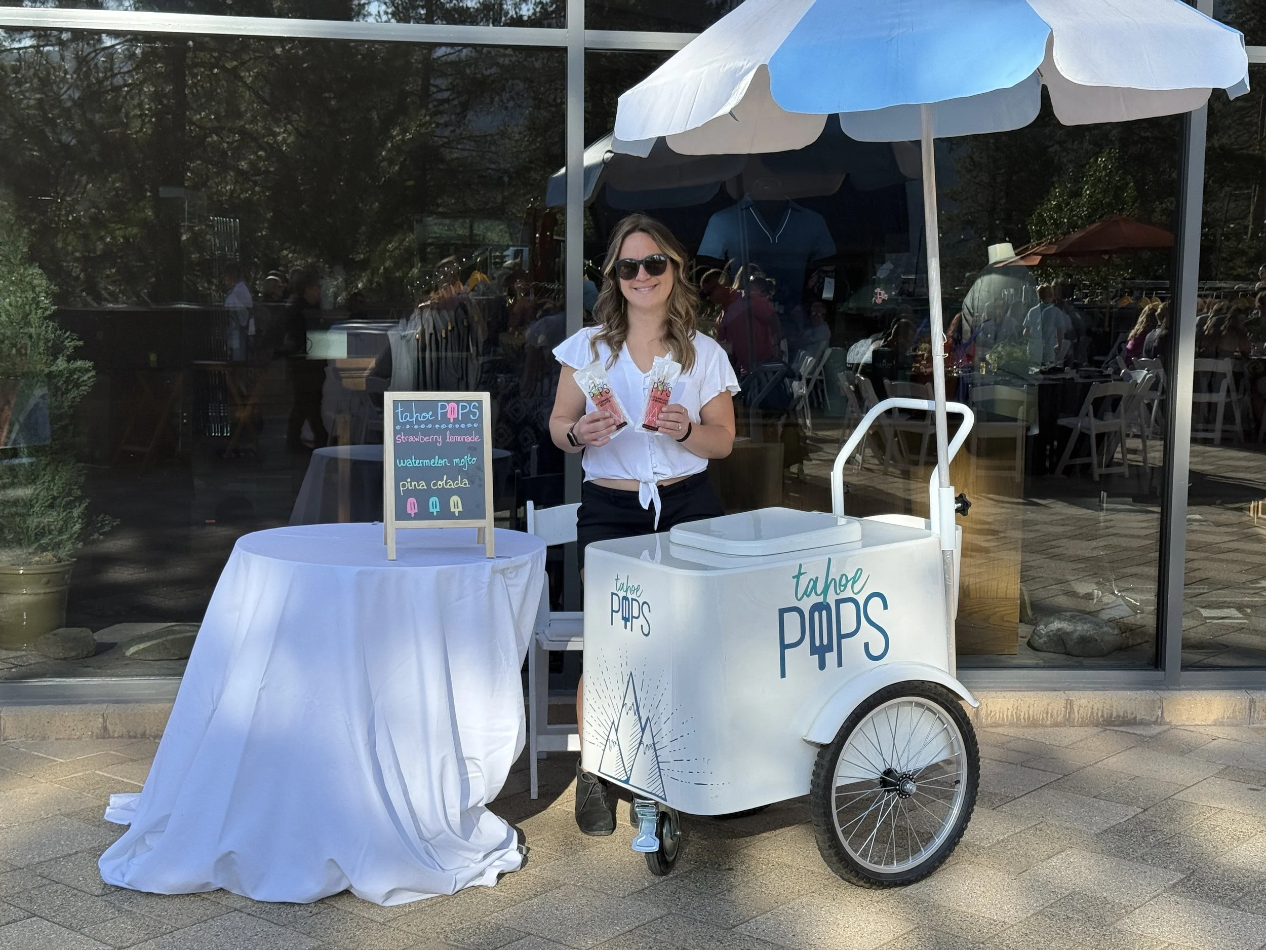 Custom branded popsicles for corporate event in Lake Tahoe