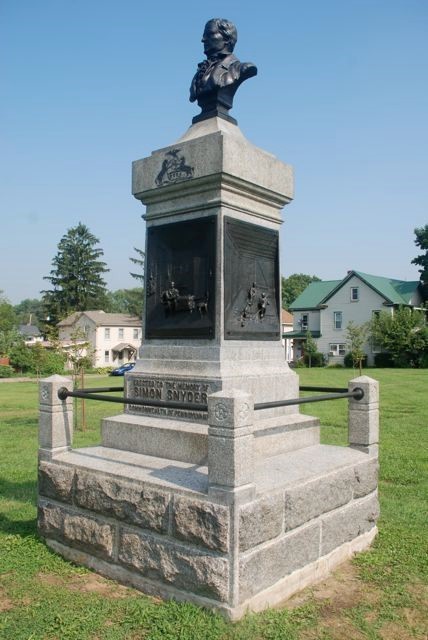 Gov. Simon Snyder Monument