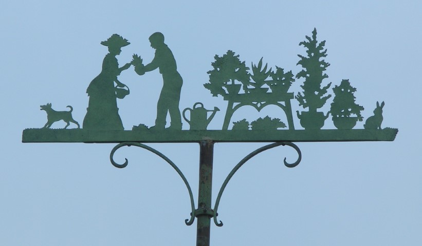 Rose Garden Weather Vane