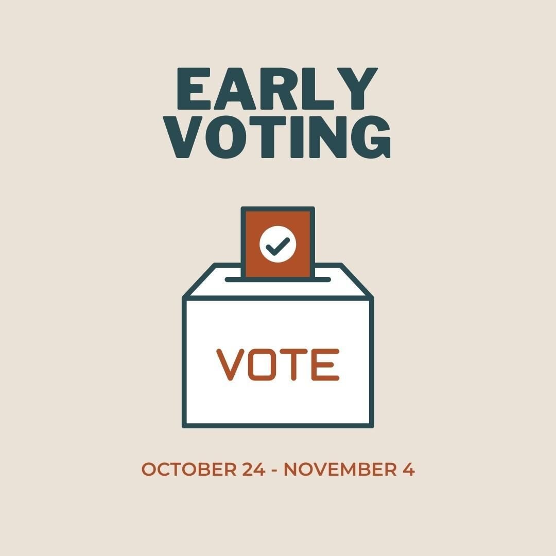 Early Voting for most Texans began today! 
Follow the link in our bio for more information about how to find your polling location and what is on your ballot! 
------------
&iexcl;La votaci&oacute;n anticipada para la mayor&iacute;a de los tejanos co