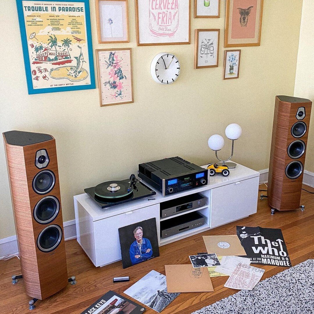 Beautiful Sonus faber, McIntosh &amp; Rega system by @stereolicious
