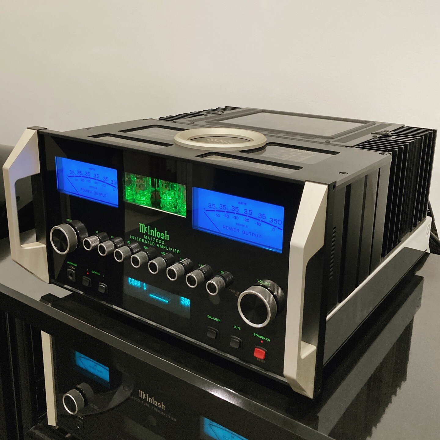 McIntosh's flagship 350 Watt MA12000 integrated amplifier