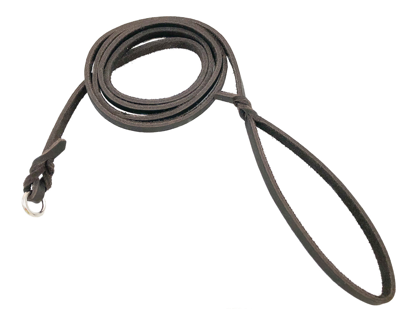  White Pine Leather Show Slip Lead 36” in Chocolate. 