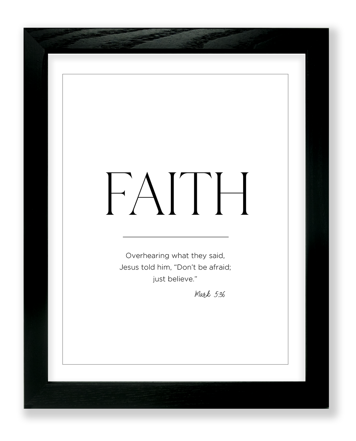 Graphic Word Art "Faith" — Spitting Image Gallery