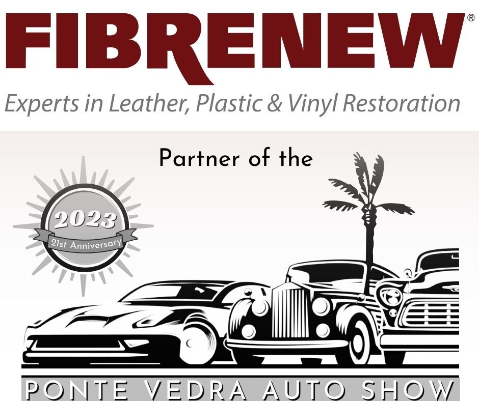 Do you have leather, plastic, vinyl, fabric or upholstery in need of repair? If so, be sure to stop by and chat with our partners at Fibrenew International while visiting the Ponte Vedra Auto Show | Sunday, November 12th. To see all their services vi