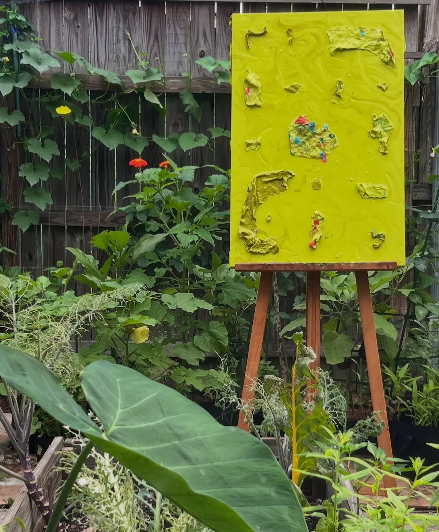 🐊 
keion hennessey b. 1993
what lies beneath the surface, 2025
recycled paint on canvas
3&rsquo; x 4&rsquo;

I understand what people mean by &ldquo;i&rsquo;m from new orleans, not louisiana&rdquo; and if you don&rsquo;t, i&rsquo;m not going to expl
