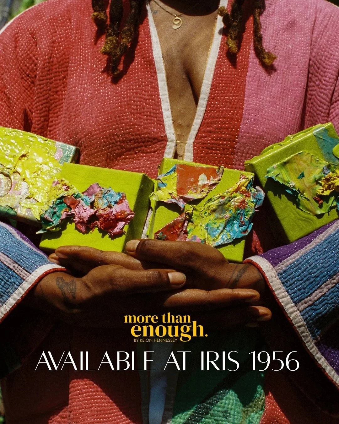 &ldquo;more than enough&rdquo; is available at @iris1956jewelry 
select 4x4 inch originals

@hotelpeterandpaul 
2317 burgundy street
new orleans, la 70117

film photos: @exploserous 
.
.
#thesweetestberry
#paintplayrantread