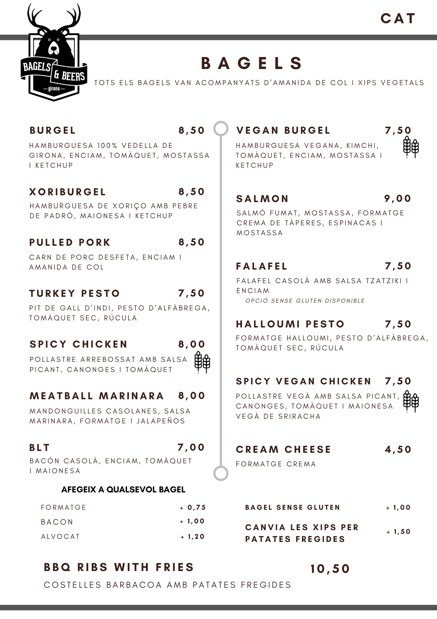 Carta Bagels and Beers