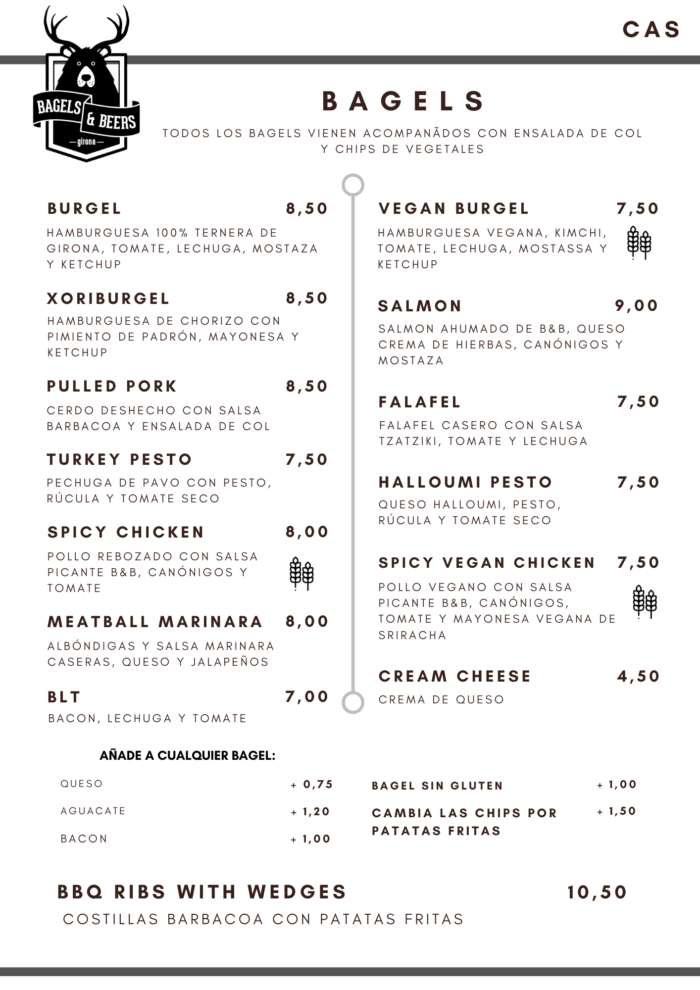 Carta Bagels and Beers