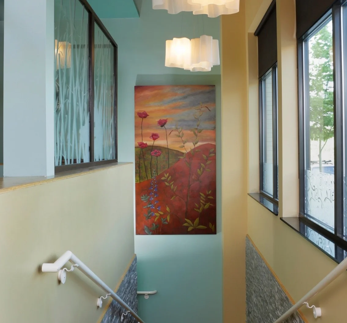 Commissioned for Sensibilities Spa at Biltmore Park, Asheville, NC.