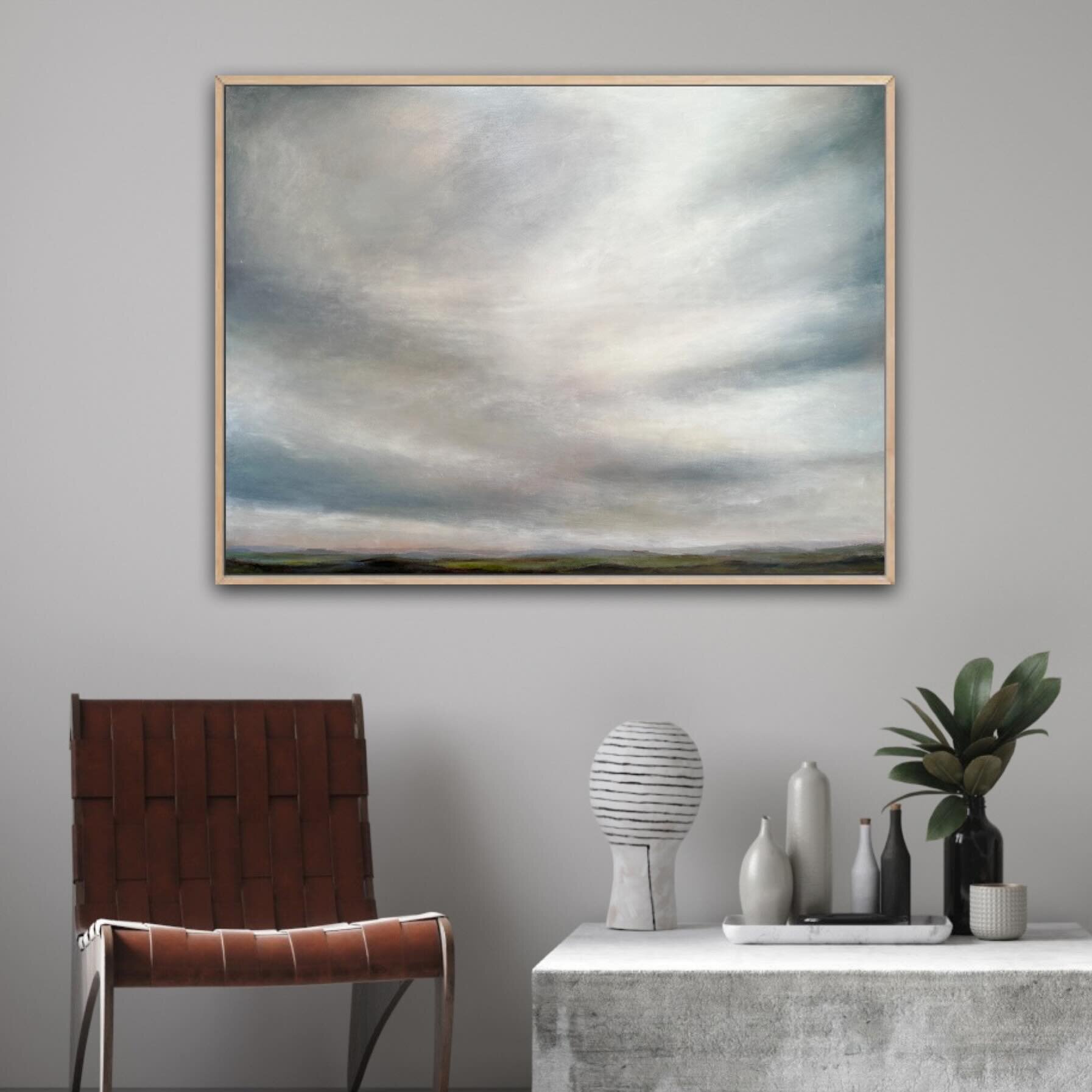March Light, 40x30, oil on panel 

#cloudscape #skyscape #horizon #winter #calmyourmind #interiordecor #artforinteriors #interiordesign #artforthehome #interiorstyling #asheville #ashevilleartist #avlartist #avlart #dawnrentz