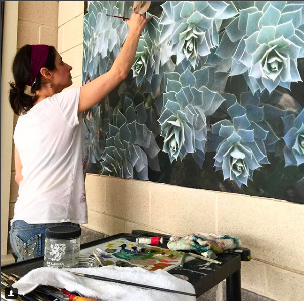 Lauren’s Mural for the West Bend Public Art Program