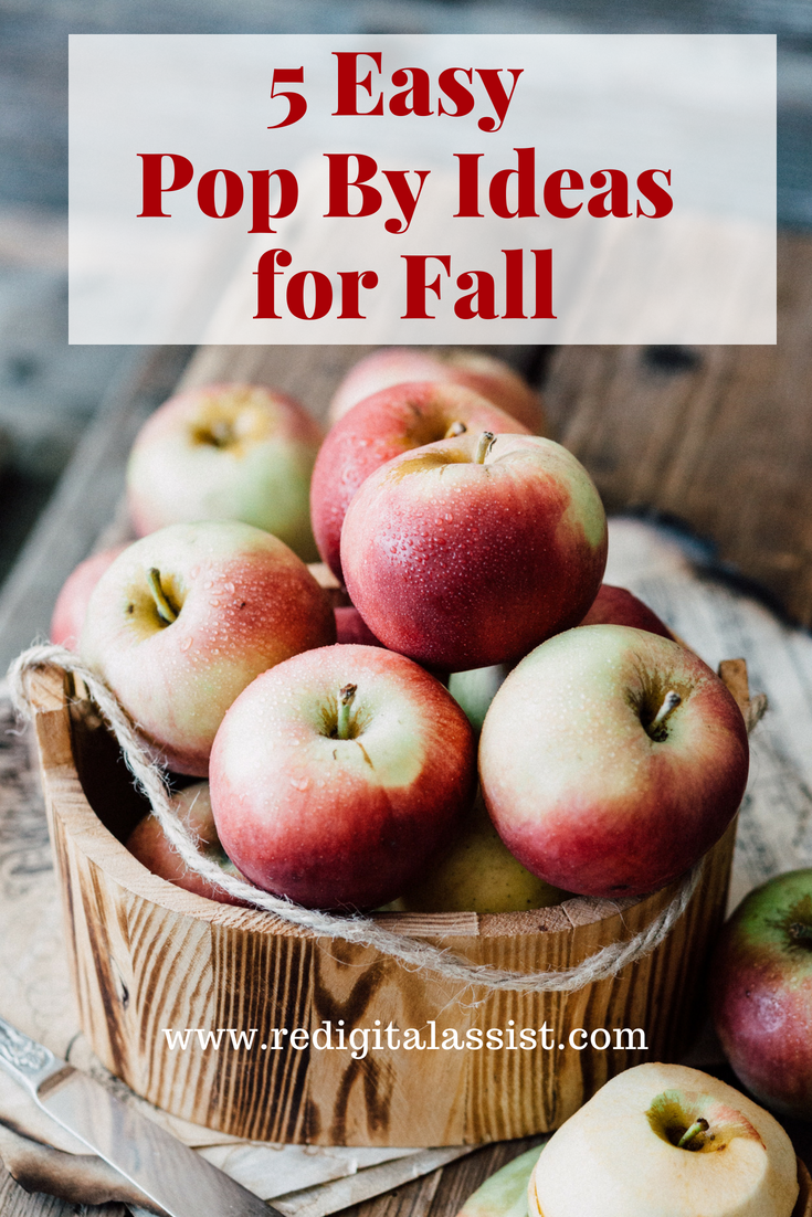 5 Easy Fall Pop By Ideas