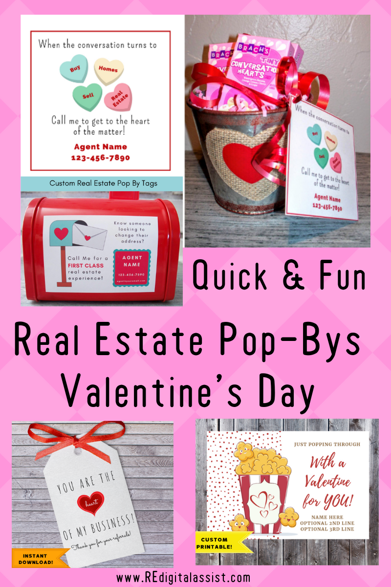 Easy Valentine's Day Pop-By Ideas + Printable Tags