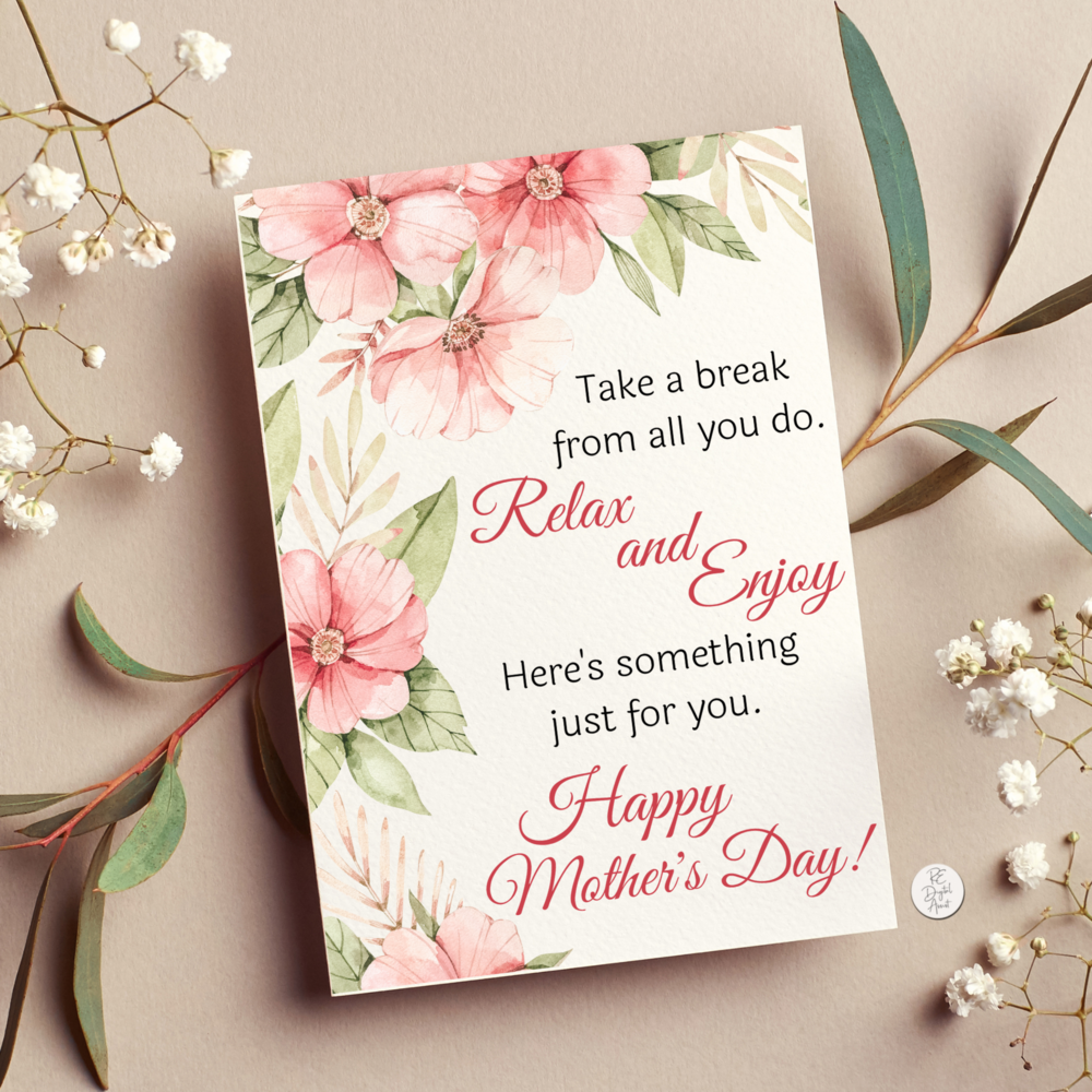 Mother's Day Pop By Tag - Click Image for Printable