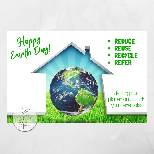 Earth Day Referrals - Click Image for Printable