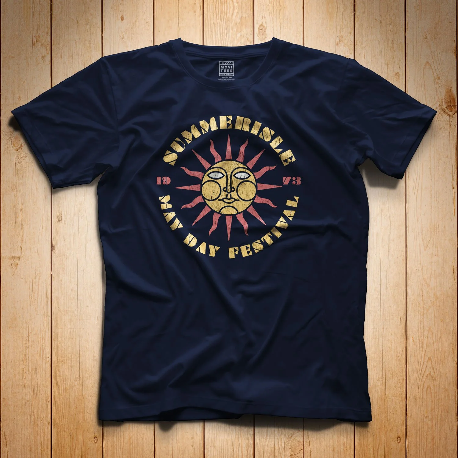 1973 Summerisle May Day Festival T-Shirt in Navy Blue. Get your "The Wicker Man"-inspired shirt in sizes S to 5XL, starting at just $21.49 with free shipping.
