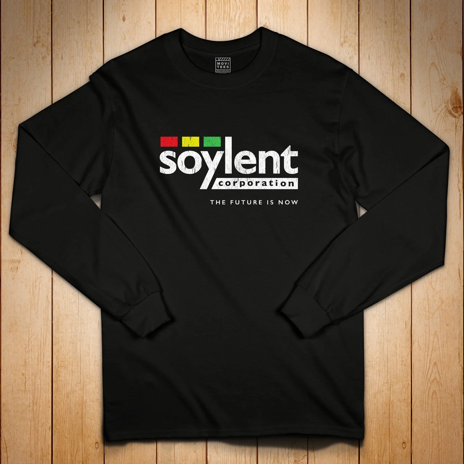 Soylent Corporation Long Sleeve T-shirt in Black. Get your "Soylent Green"-inspired shirt in sizes S to 5XL, starting at just $27.99 with free shipping.