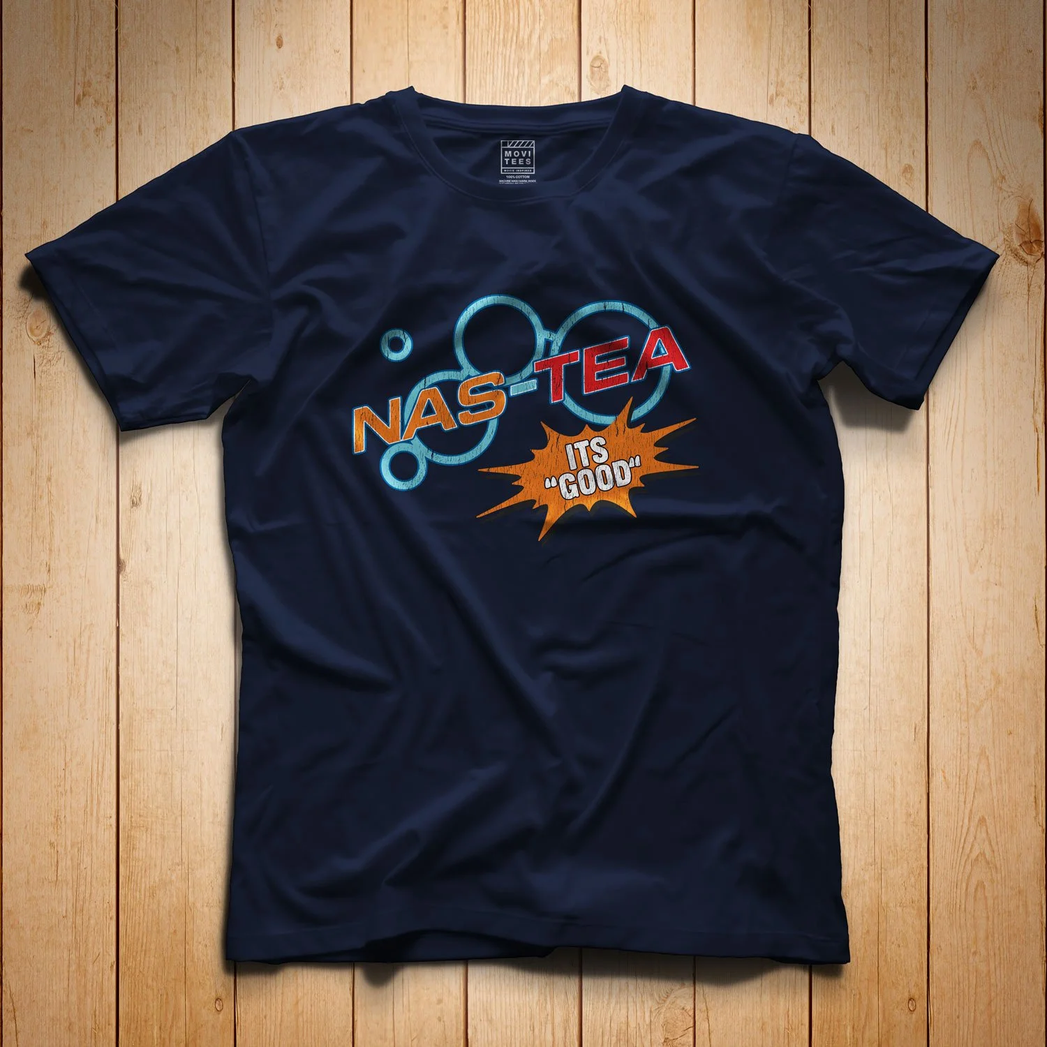 Nas-Tea T-Shirt in color navy blue, the movie Idiocracy Inspired T-shirt in sizes S-5XL from $21.49 with free shipping.