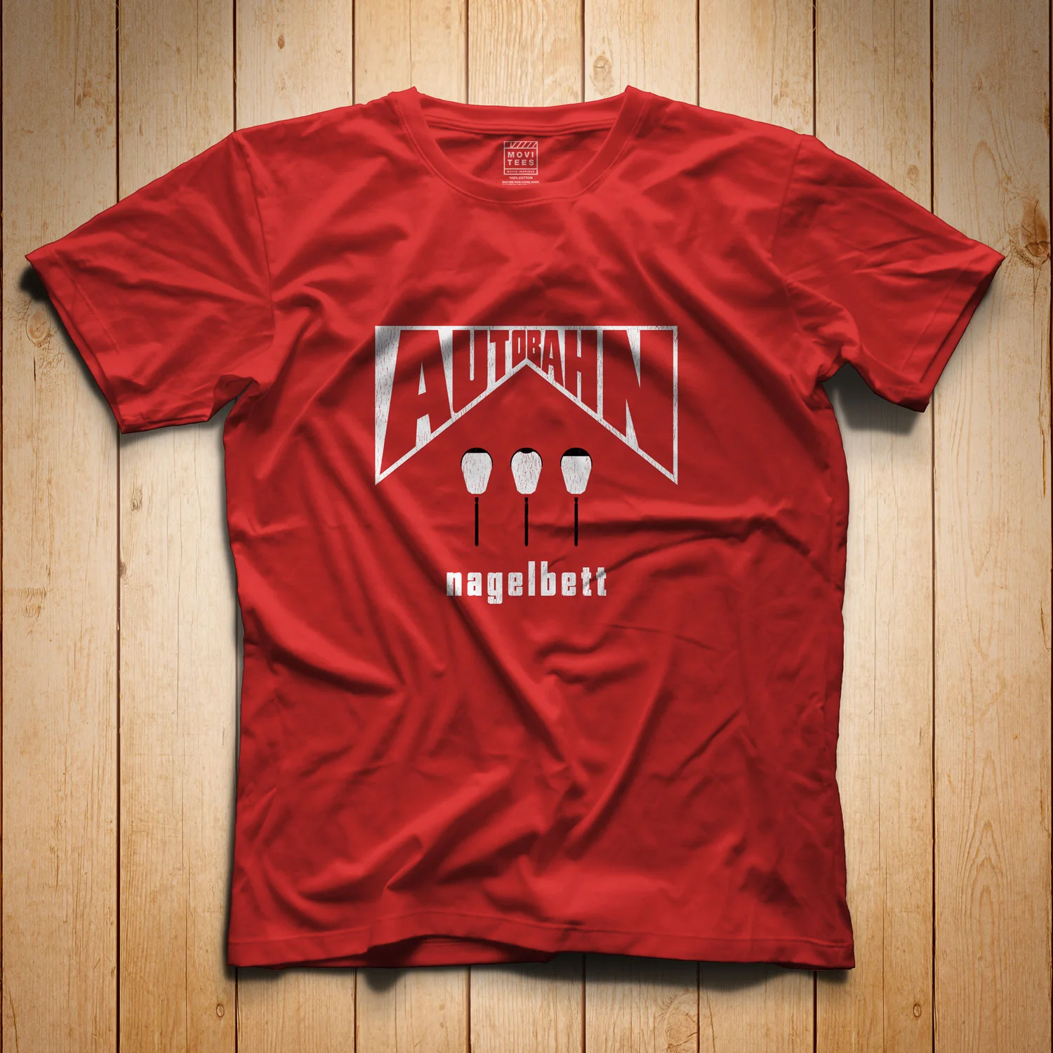 Autobahn Nagelbett T-Shirt Red The Big Lebowski Inspired S M L XL 2XL 3XL 4XL 5XL $16.49