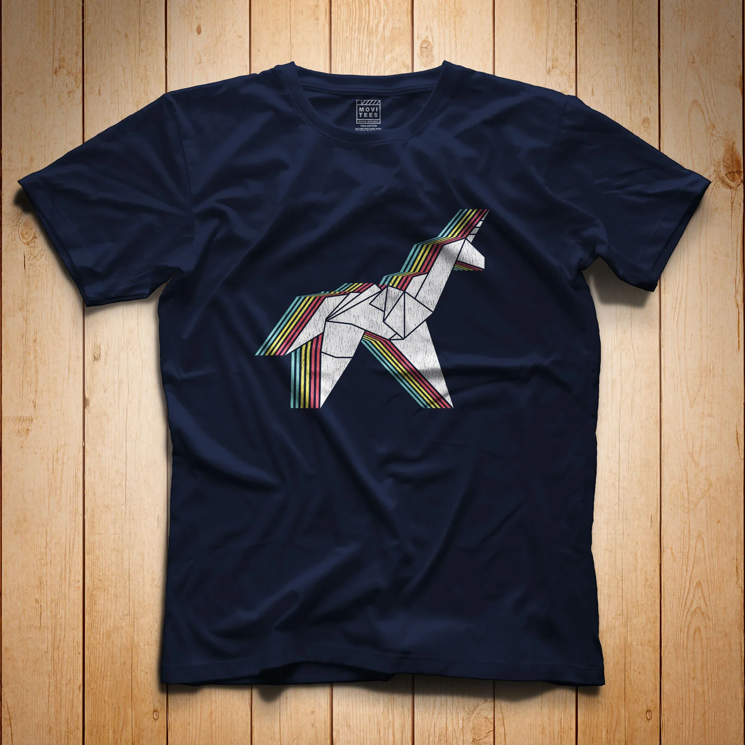 Origami Unicorn T-Shirt Navy Blue Blade Runner Inspired S M L XL 2XL 3XL 4XL 5XL $16.49