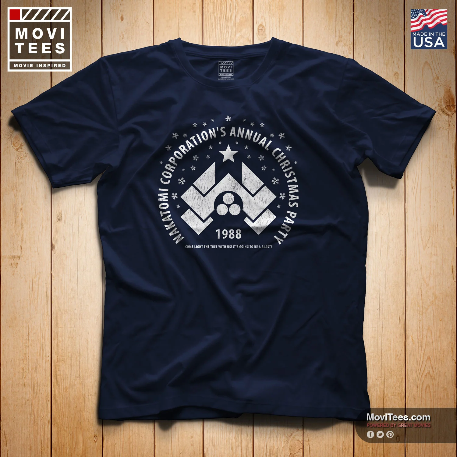 Nakatomi Corporation’s Annual Christmas Party 1988 T-Shirt
