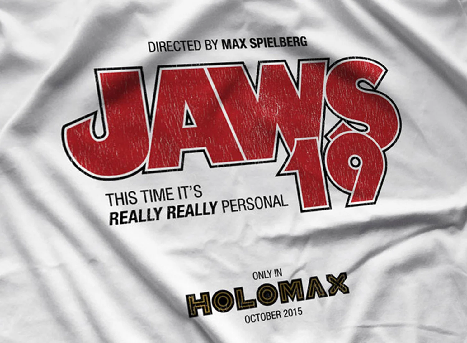 Jaws 19 T-Shirt White Back To The Future Inspired S M L XL 2XL 3XL 4XL 5XL $16.49