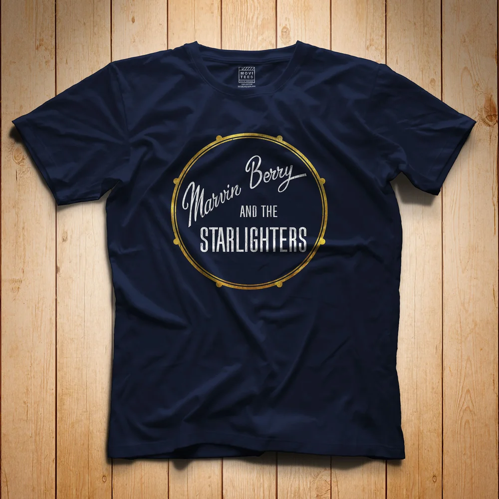 Camiseta Urban Backwoods Marvin Berry And The Starlighters - Algodón Semi Peinado, Corte Regular - Hombre