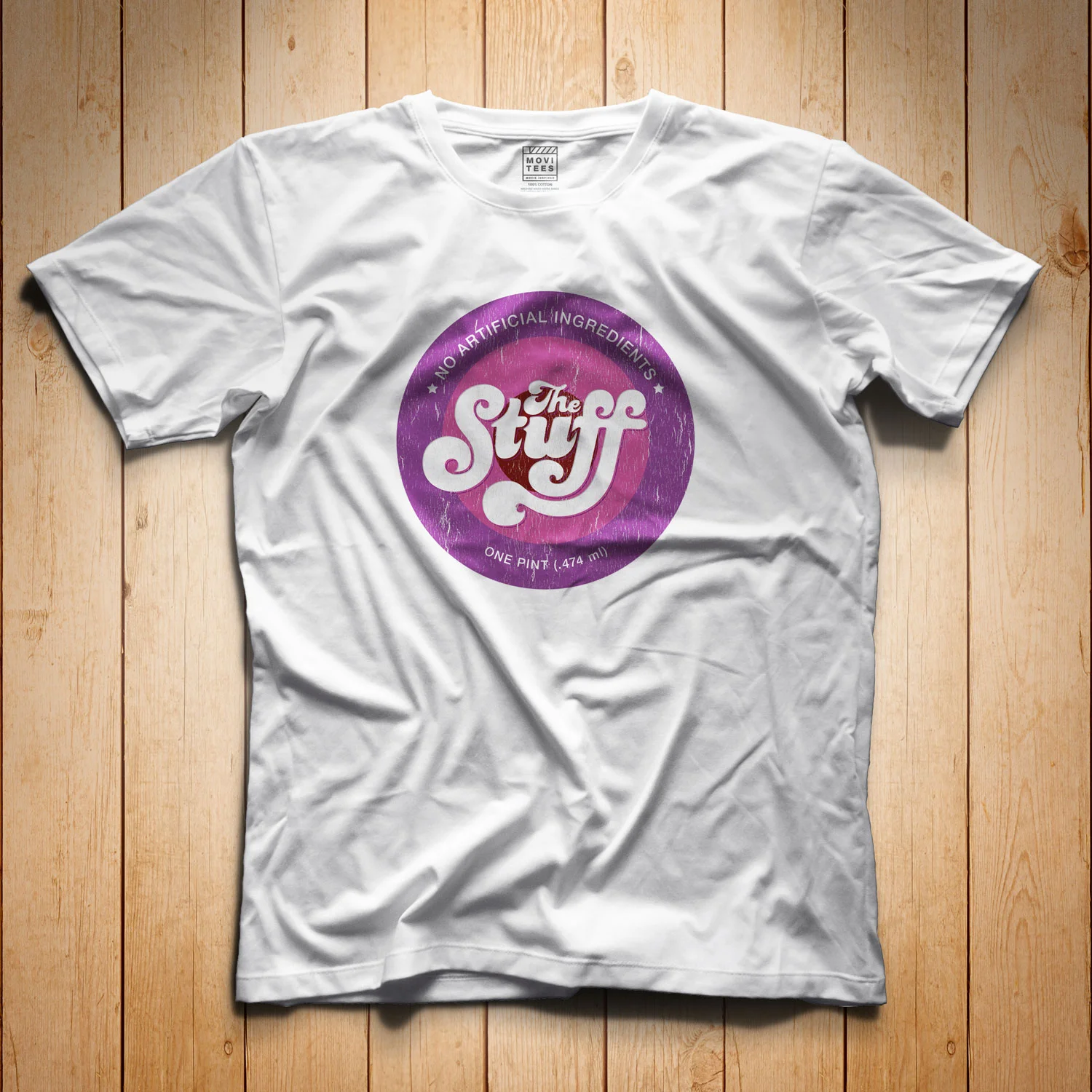 The Stuff T-Shirt White The Stuff Inspired S M L XL 2XL 3XL 4XL 5XL $16.49
