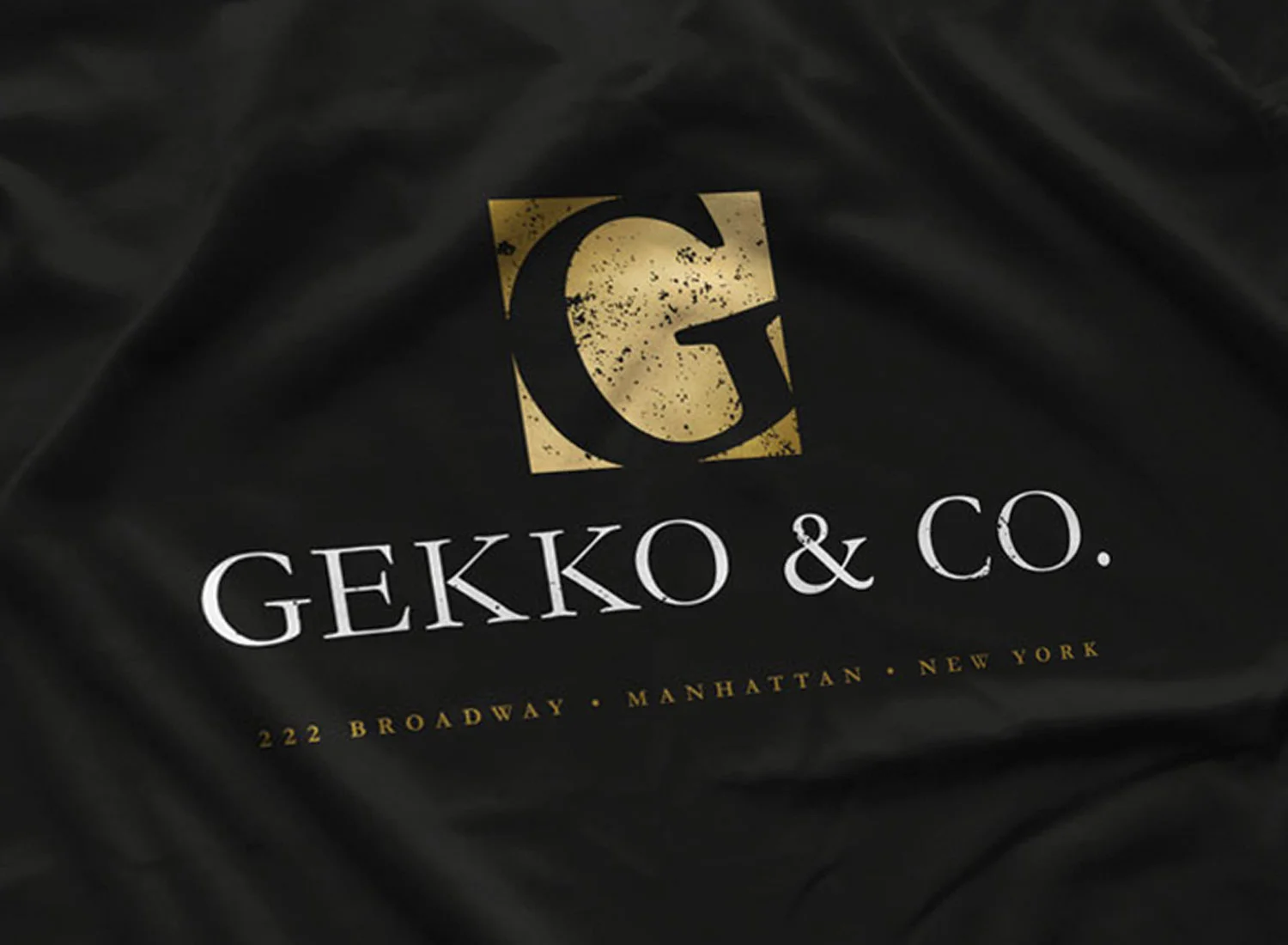 Gekko & Co T-Shirt Black Wall Street Inspired S M L XL 2XL 3XL 4XL 5XL $16.49