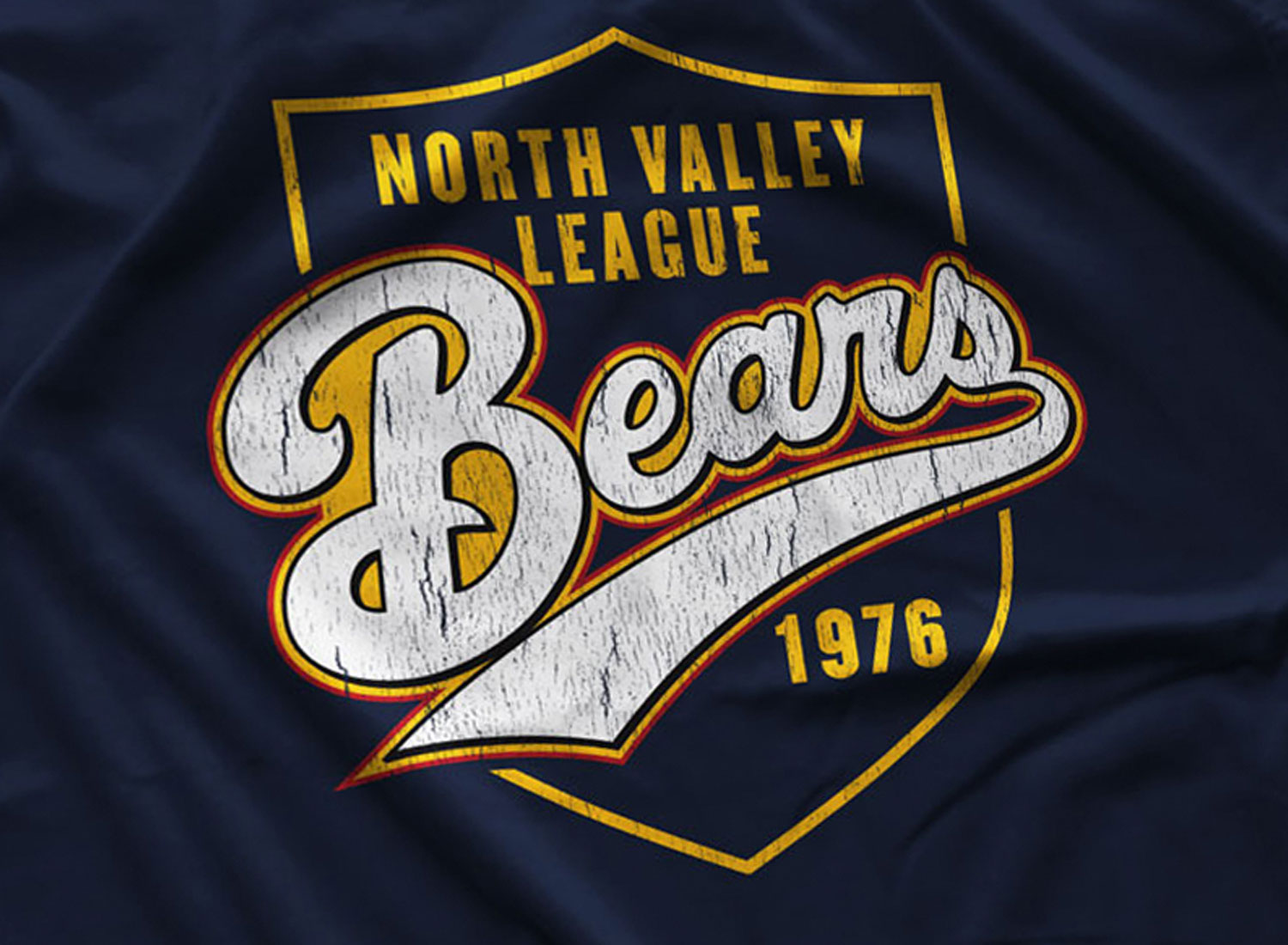 North Valley League Bears T-Shirt inspired by The Bad News Bears 