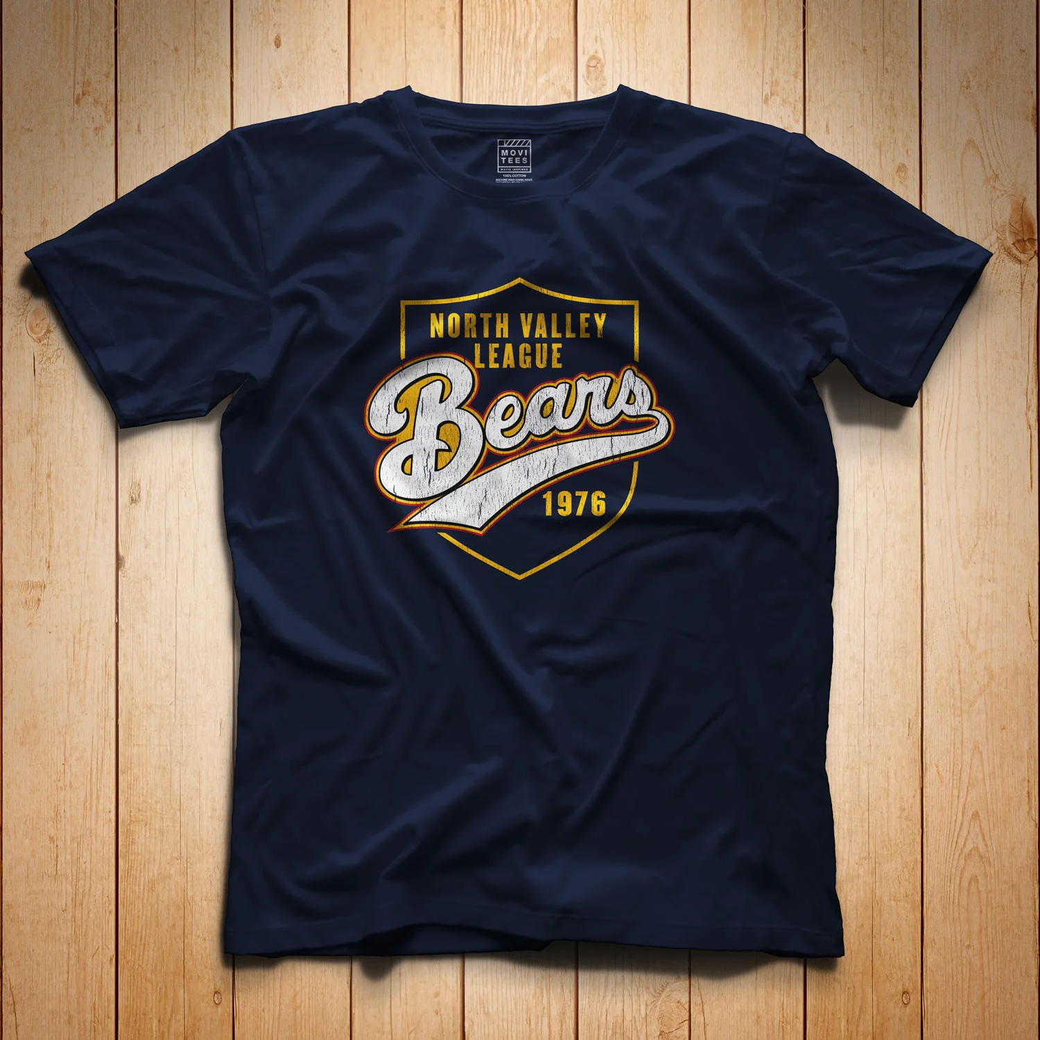 North Valley League Bears T-Shirt Navy Blue The Bad News Bears Inspired S M L XL 2XL 3XL 4XL 5XL $16.49