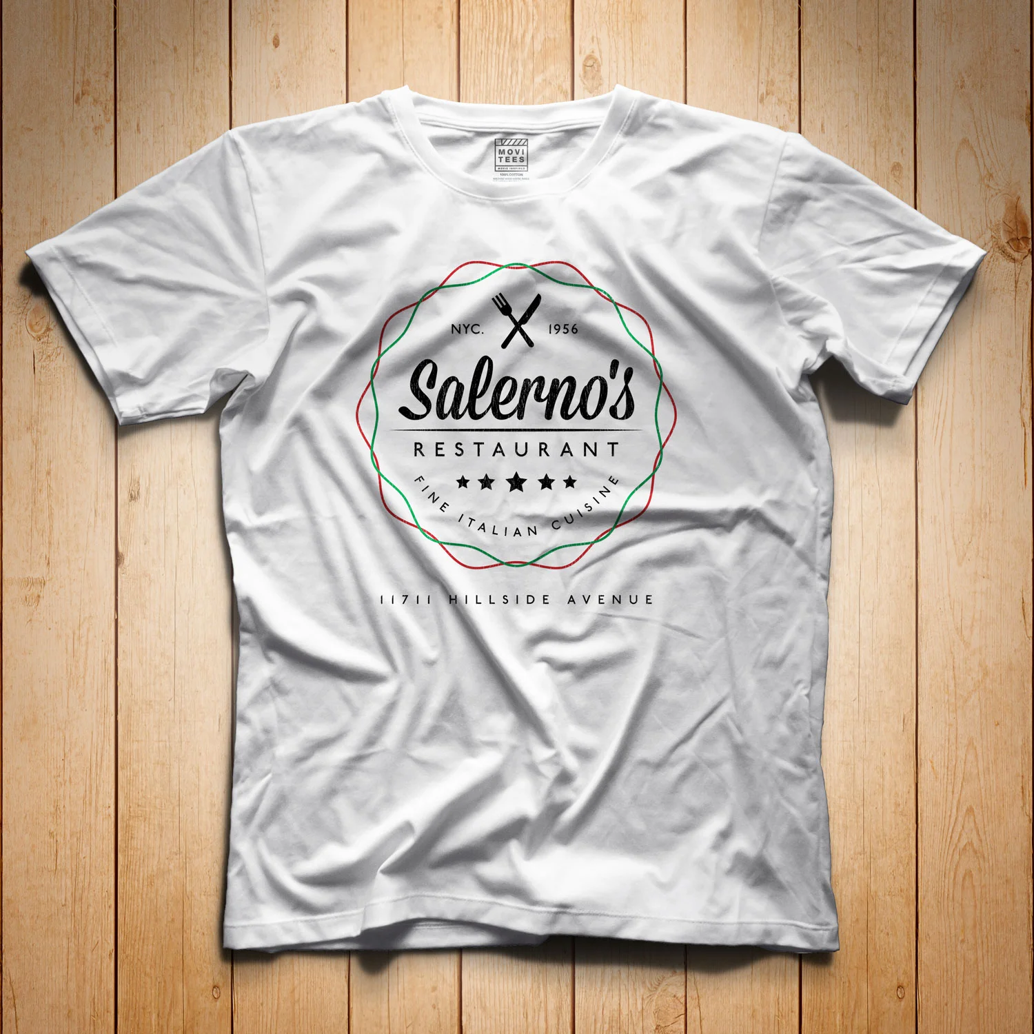 Salerno's Restaurant T-Shirt White Goodfellas Inspired S M L XL 2XL 3XL 4XL 5XL $16.49