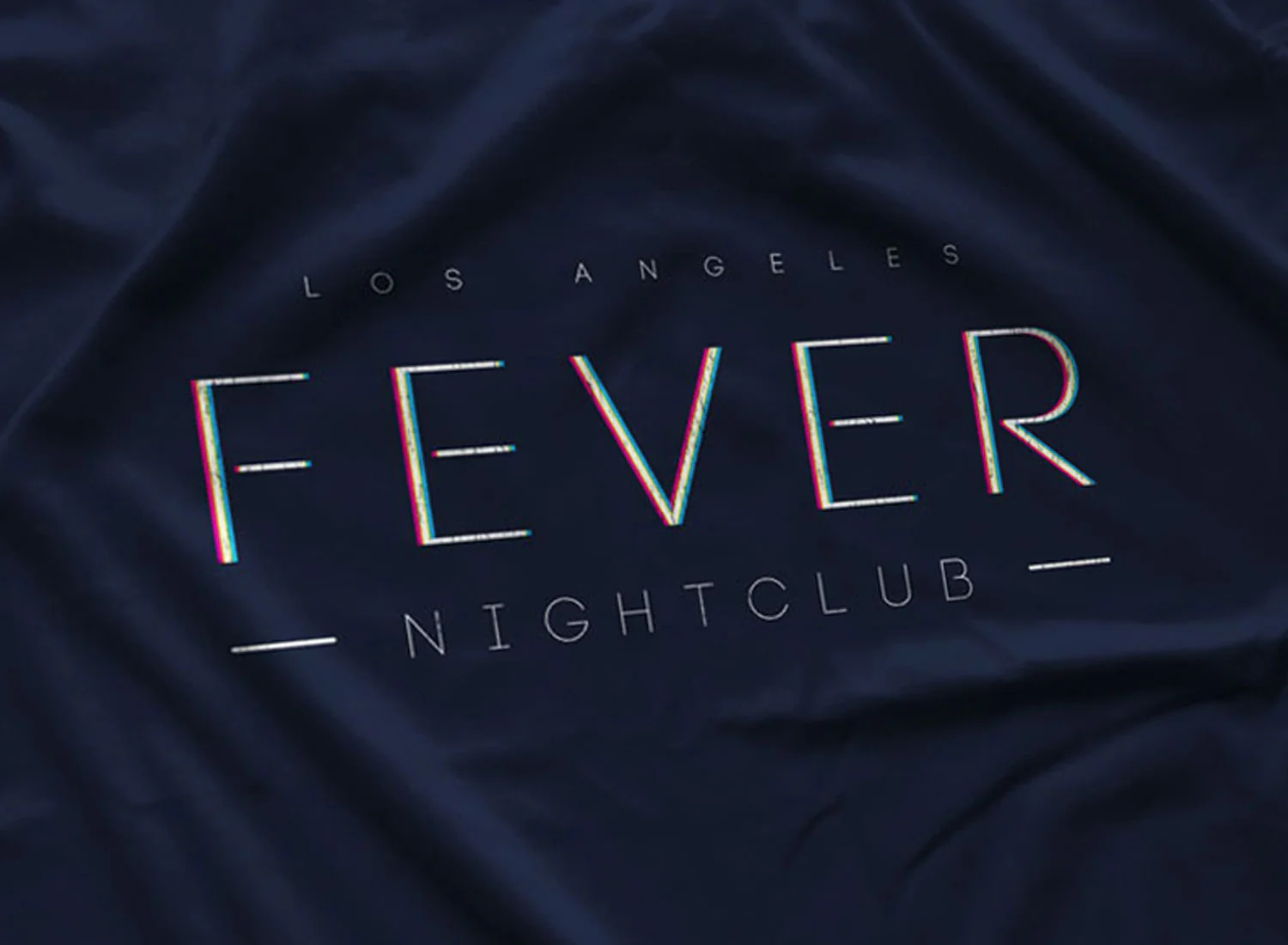Fever Nightclub T-Shirt Navy Blue Collateral Inspired S M L XL 2XL 3XL 4XL 5XL $16.49