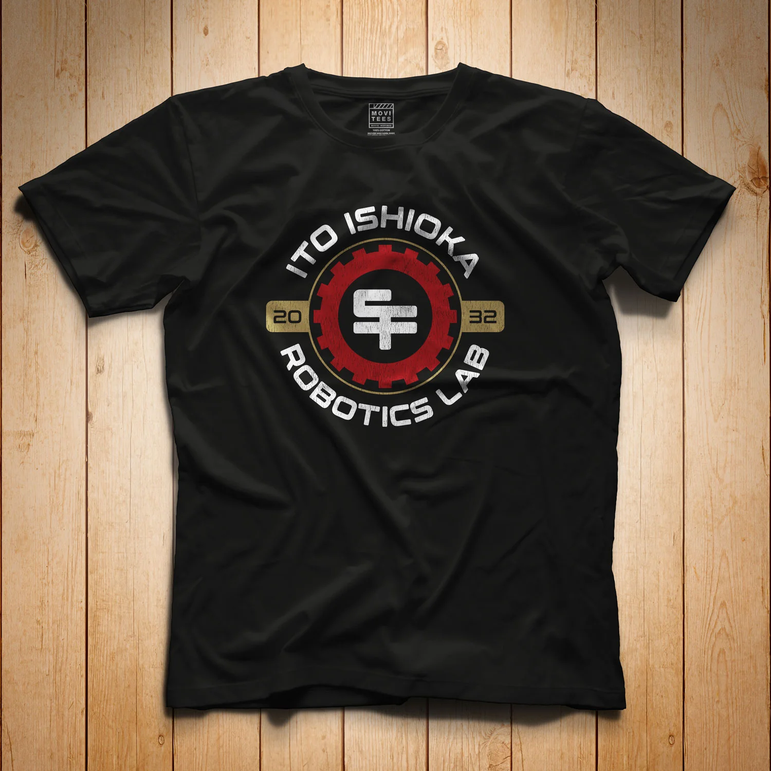 Ito Ishioka Robotics Lab T-Shirt Black Big Hero 6 Inspired S M L XL 2XL 3XL 4XL 5XL $16.49
