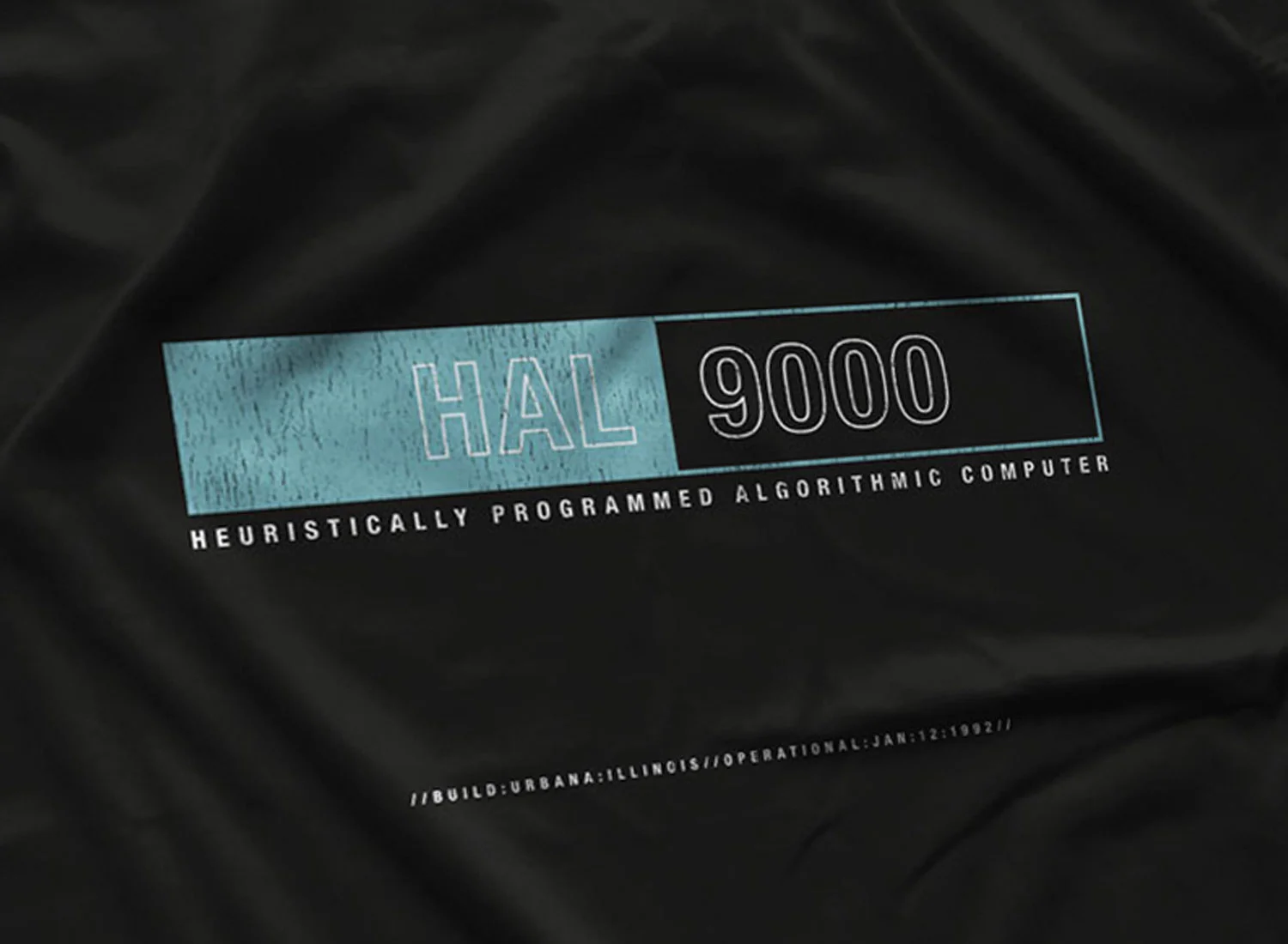 HAL9000 T-Shirt Black 2001 A Sapce Odyssey Inspired S M L XL 2XL 3XL 4XL 5XL $16.49