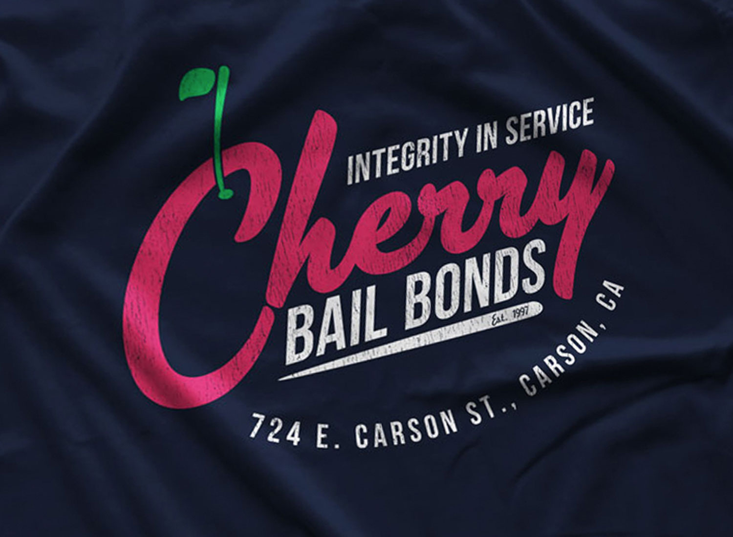 Jackie Brown "Cherry Bail Bonds" Men's Tee 