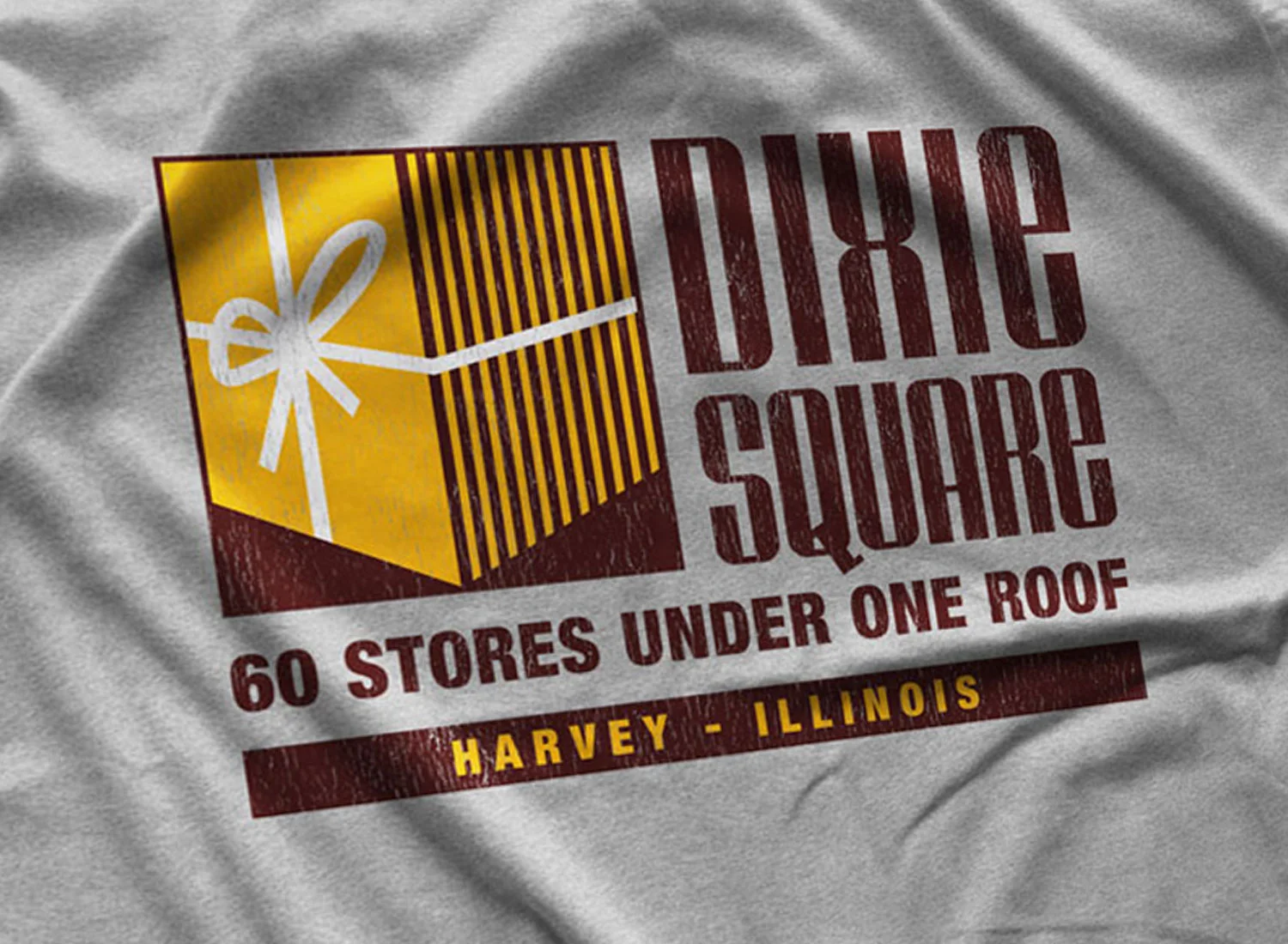Dixie Square T-Shirt Sport Grey The Blues Brothers Inspired S M L XL 2XL 3XL 4XL 5XL $16.49