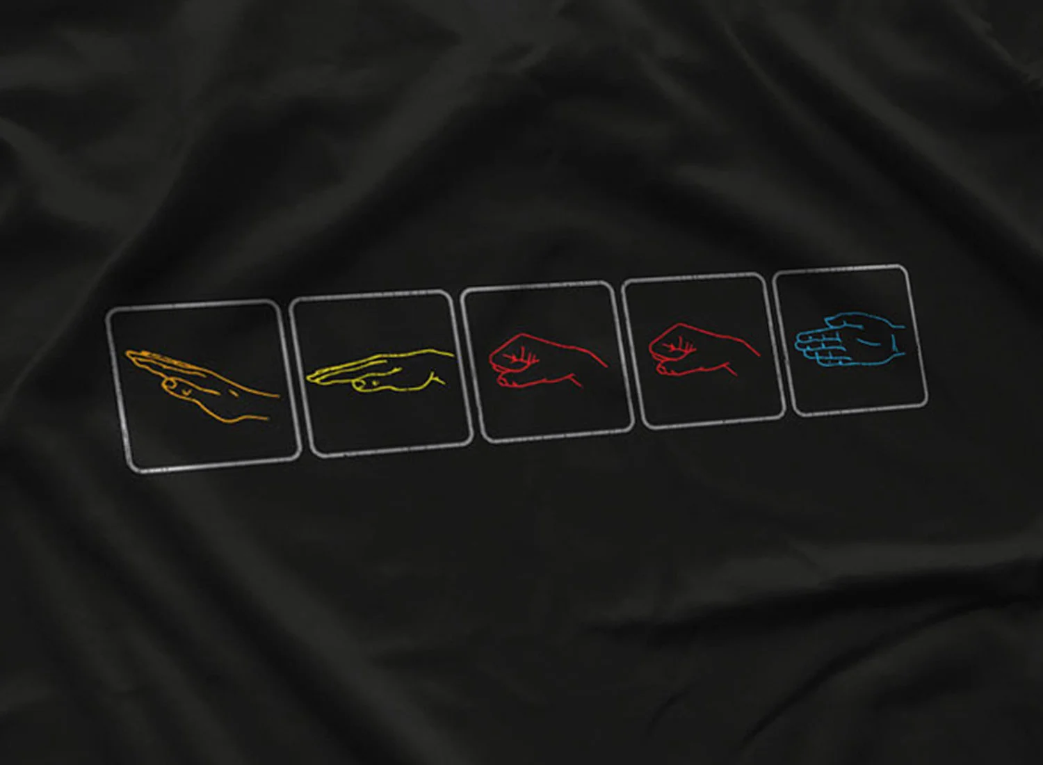 Hand Signals T-Shirt Black Close Encounters of the Third Kind Inspired S M L XL 2XL 3XL 4XL 5XL $16.49